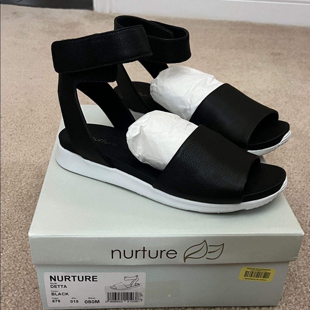 Nurture by Lamaze Women's Black Sandals